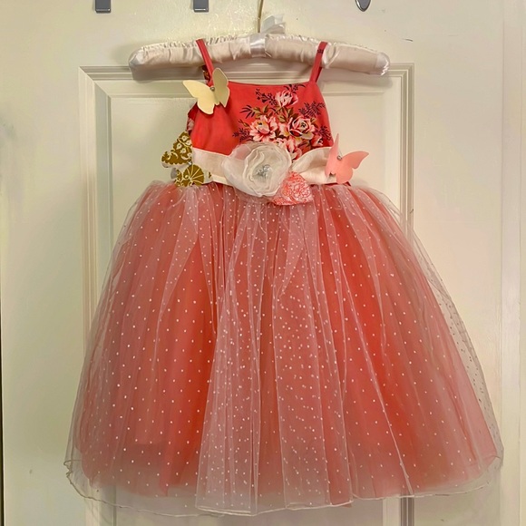 Magpie and Mabel Gorgeous Flower and Tulle Butterfly Dress